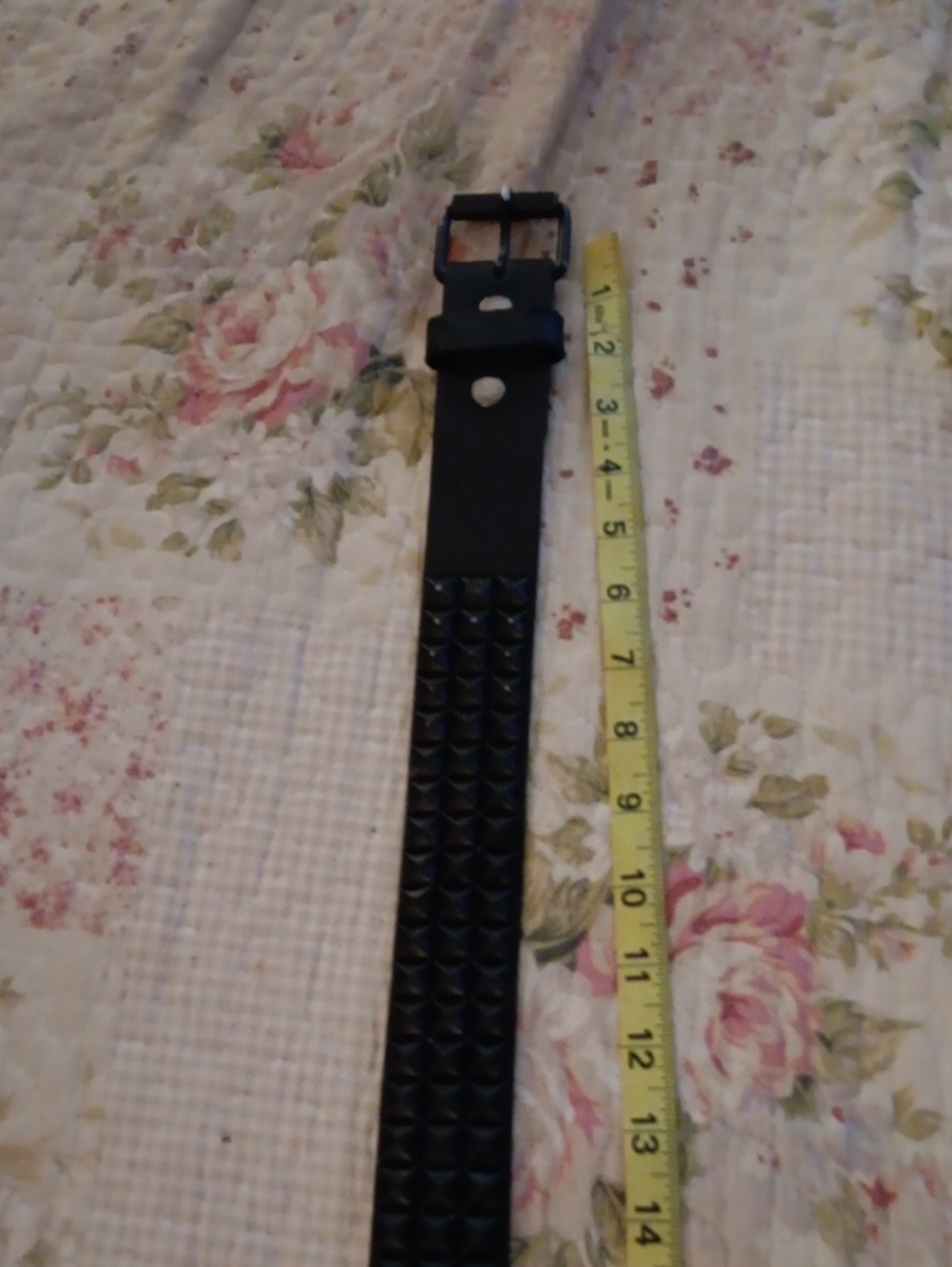 Studded Black Leather Belt for Men - Classic Rock Style Hot Topic